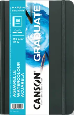 CANSON skicirka GRADUATE akvareli, 140 x 216 mm