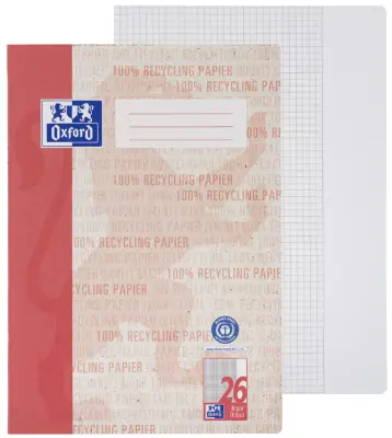 Učbenik Oxford, recikliranje, DIN A4, črta 26 / na kvadrat