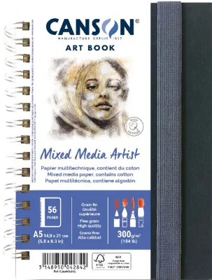 CANSON skicirka ART BOOK Mixed Media Artist, DIN A5