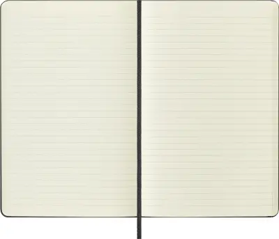Beležnica MOLESKINE, L/A5, črtana, trda vezava, črna