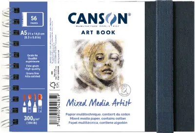 CANSON skicirka ART BOOK Mixed Media Artist, DIN A5
