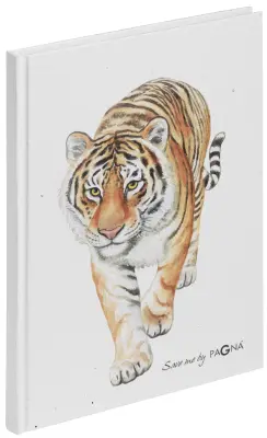 Beležnica PAGNA, Tiger, DIN A5, pikčasta, 64 listov