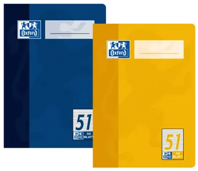 Oxford oktavni zvezek DIN A6, črtan, 90 gsm, 32 listov