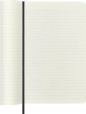 Beležnica MOLESKINE, L/A5, črtana, mehka vezava, črna