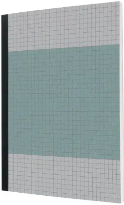 sigel zvezek, DIN A5, kvadrat, svetlo modra, 200 listov