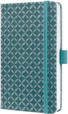 sigel zvezek Jolie Flair, umetno usnje, DIN A6, oceansko modra