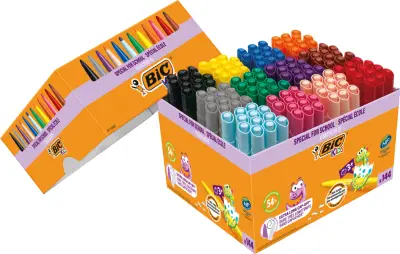 BIC KIDS fiber pero Visacolor XL, kartonska škatla 144