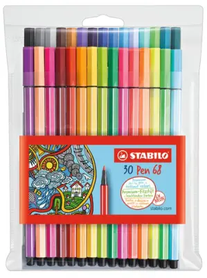 STABILO fiber pen pero 68, plastično ohišje 30