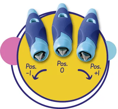 STABILO nalivno pero EASYbirdy Timber L, levo, modro