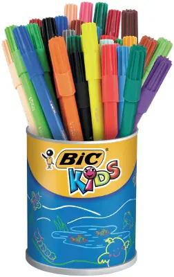 BIC KIDS fiber pero Visa, okrogla škatla 36