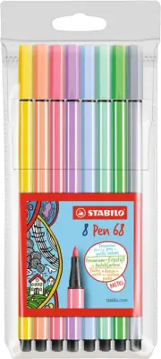 STABILO fiber pen pero 68, plastično ohišje 8