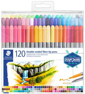 STAEDTLER pero iz dvojnih vlaken Design Journey, etui 120