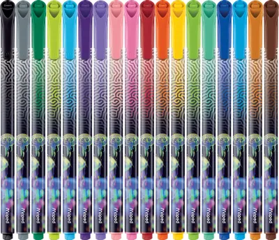 Vlakneno pero Maped DEEPSEA PARADISE, kartonska škatla 18