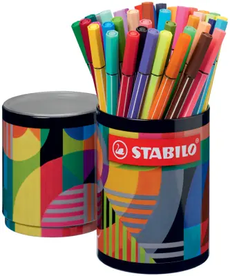 STABILO fiber pero pero 68, 45 kovinska škatla ARTY