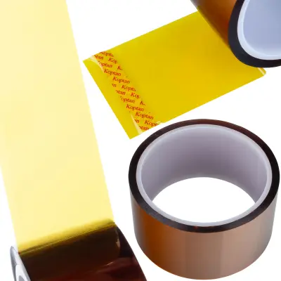 Rosfix Kapton Trak 100mm – Visokotemperaturni Silikonski Lepilni Trak | 0,05 mm, 30 m, do 240°C