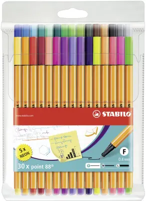 STABILO fineliner point 88, plastično ohišje 30