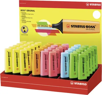STABILO osvetljevalec BOSS ORIGINAL, box display 45