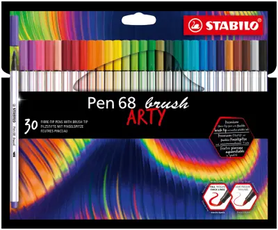 STABILO čopič Pen Pen 68 čopič ARTY, kartonska škatla 30