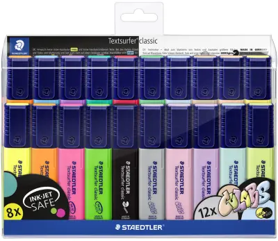 Osvetljevalec STAEDTLER, Textsurfer classic, etui 20