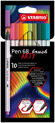 STABILO čopič Pen Pen 68 čopič ARTY, kartonska škatla 18