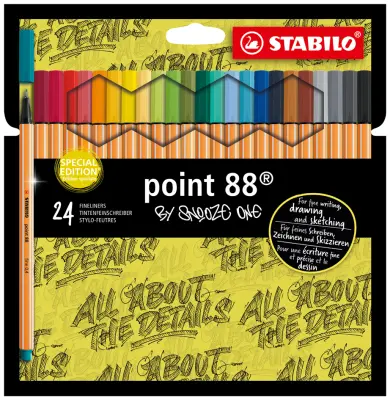 STABILO Fineliner point 88, Snooze One, , kartonska škatla 24 št