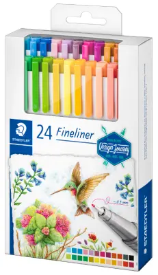 STAEDTLER Fineliner triplus Design Journey, zaboj 24