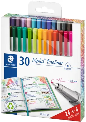 STAEDTLER Fineliner triplus, zaboj 30
