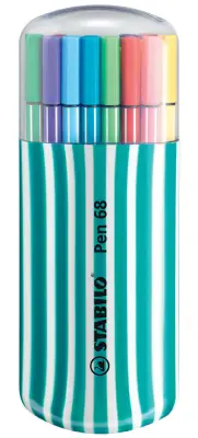 STABILO fiber pen pen 68, 20 zebrui, berry