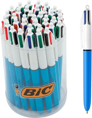 Izvlečni kemični svinčnik BIC, 4 barve Original, 36 zaslon