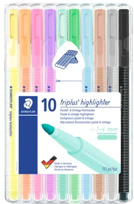 STAEDTLER osvetljevalec, triplus osvetljevalec, etui za 10 kosov