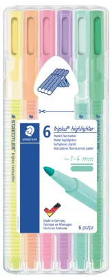 STAEDTLER osvetljevalec, triplus osvetljevalec, etui za 6 kosov