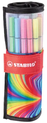 STABILO fiber pen pen 68, set valjev 25 ARTY Edition