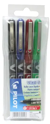 PILOT roler VBALL VB 5, etui za 4 št
