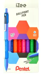 Pentel pritisk kemični svinčnik iZee, etui 8
