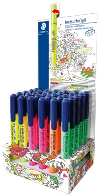 Osvetljevalec STAEDTLER, tekst surfer gel, 30 display