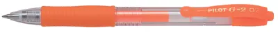 PILOT gel pisalo G2 07 Neon, neon oranžna