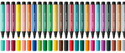 STABILO fiber pen pen 68 MAX, temno oker