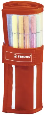 STABILO fiber pen pen 68, valjček set 30, trakovi,