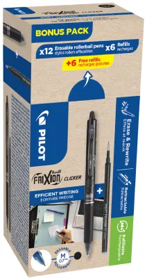 PILOT roler FRIXION BALL CLICKER 07, BONUS PAKET