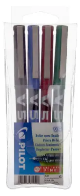 PILOT roler Hi-Tecpoint V7, etui 4, različne barve