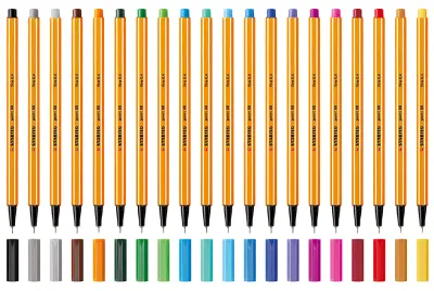 STABILO Fineliner point 88, rdečilo