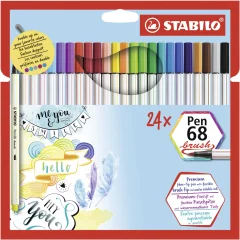 Čopič STABILO Pen Pen 68 čopič, kartonska škatla 24
