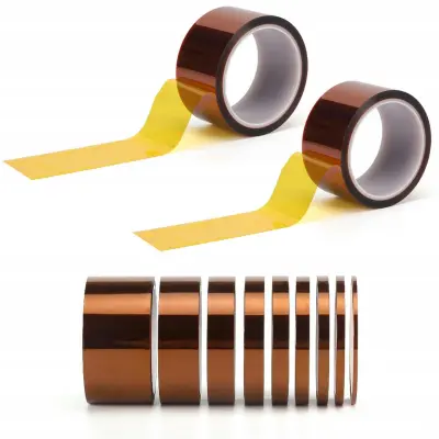2X KAPTON TRAK KAPTONSKI ZAŠČITNI TRAK ODPORNOST NA VISOKE TEMPERATURE 12MMX30M 15MM