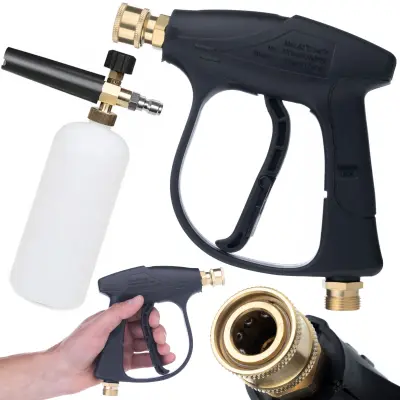Komplet pištola za visokotlačni čistilec 4350PSI 22mm + penilnik 1000ml za visokotlačni čistilec