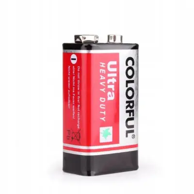 Rosfix Baterija 6F22 – 9V, Polnilna do 1000×, 15×25×48 mm, 35 g | Za Elektronske Naprave