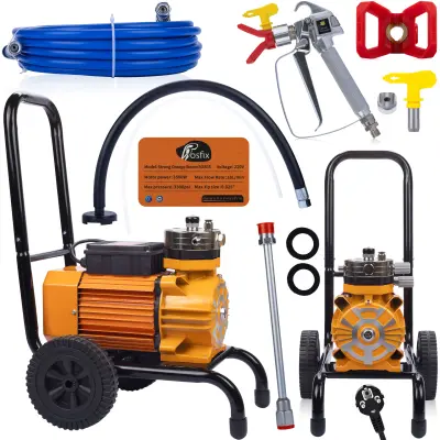 Rosfix Strong Orange Storm SOS03 Agregat za Barvanje – 3500W, 22MPa, 18L/min | Nerjaveče Jeklo, 1/4'''' Izhod