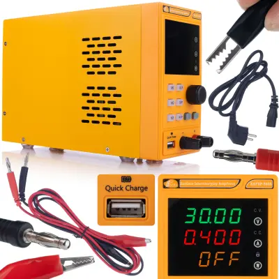 Rosfix AmpForce RAFEP-6405 Laboratorijski Napajalnik – 64V 5A, USB QC, 3 Spomini, OVP/OCP | 300W, 230×150×80 mm