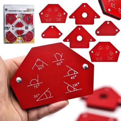 Rosfix Set 6 magnetnih varilnih kotnikov