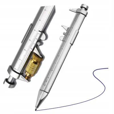 Rosfix Pisalo s Pomikalnim Merilom – 0–100 mm, Natančnost ±0,02 mm, Črn Vložek, Dolžina 150 mm