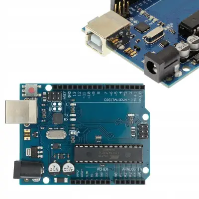 Rosfix Modul ACS A2 – Kompatibilen z Arduino UNO R3 | ATmega328P-PU, 16MHz, 5V, 32kB Flash, 14 I/O